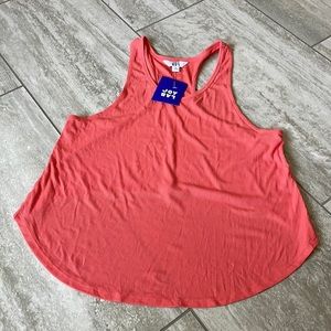 Joylab athletic tank top orange small for women